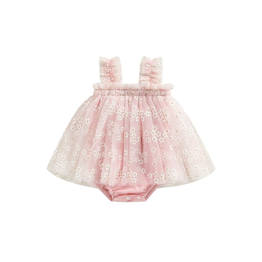 Body Vestido Princesa Rosa