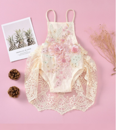 Romper Rose Flowers